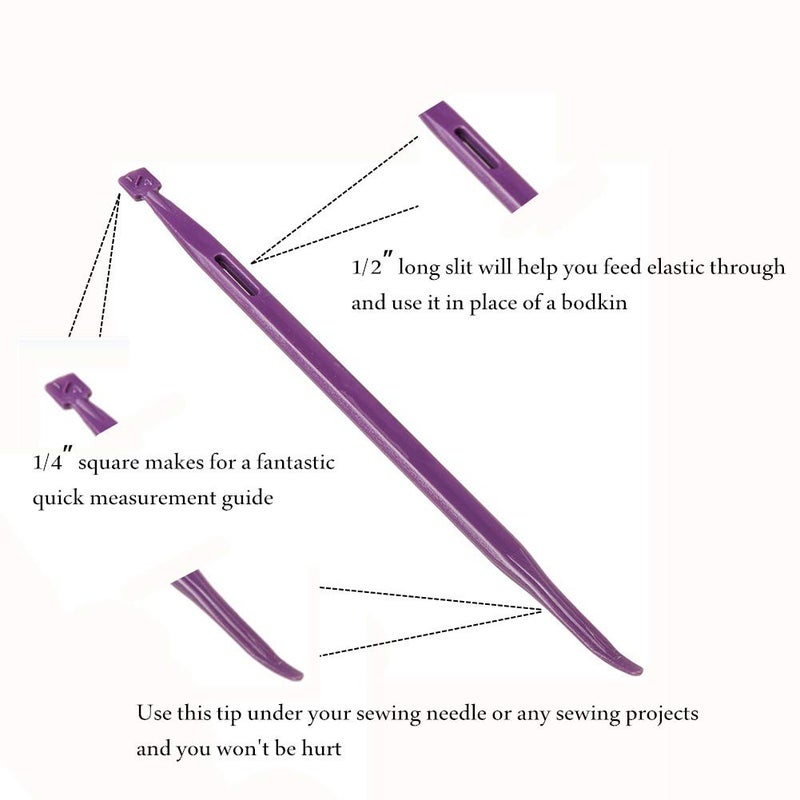 Windman That Purple Thang Sewing Tools 5Pcs for Sewing Craft Projects Use Thread Rubber Band Tools by Windman - Image 2